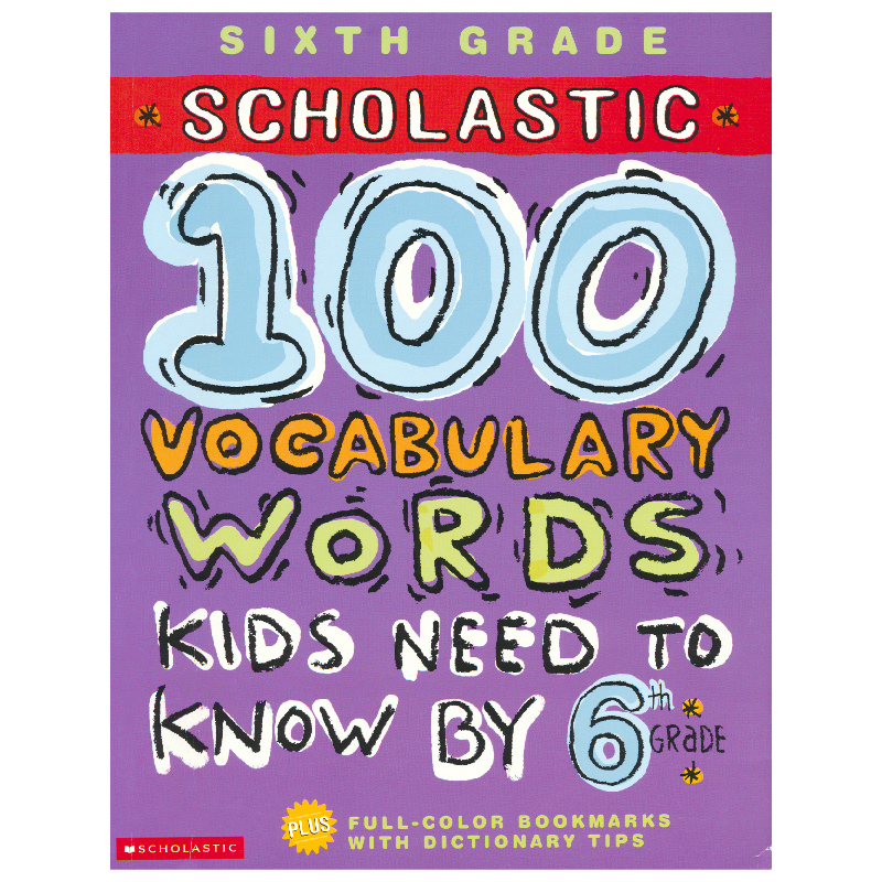 Academic 100 vocabulary words workbook kids need to read by 6 grade ...