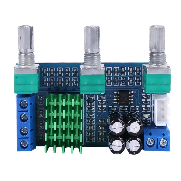 Dc 12V To 24V 2X80W Xh-M567 Dual Channel Digital Amplifier Board High And Low Adjust On-Board Operational Amplifier