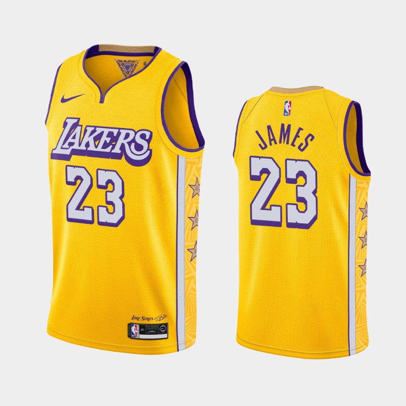 Los Angeles Lakers #23 Lebron James Blue 2019-20 Classic Edition