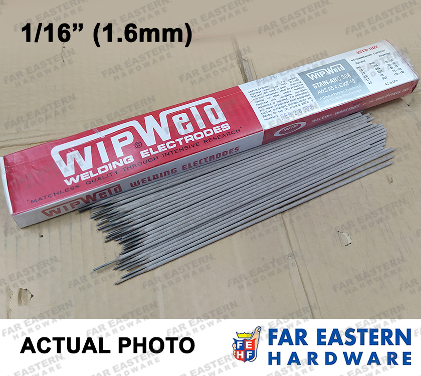 WIPWELD Stainless Welding Rod Electrode Stain Arc 308 1/16" 5/64" 3
