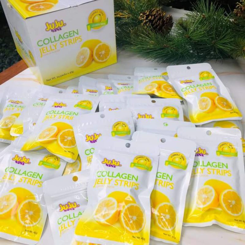 Juju Collagen Jelly Strips Vit.c=120 Mg+Collagen=900mG