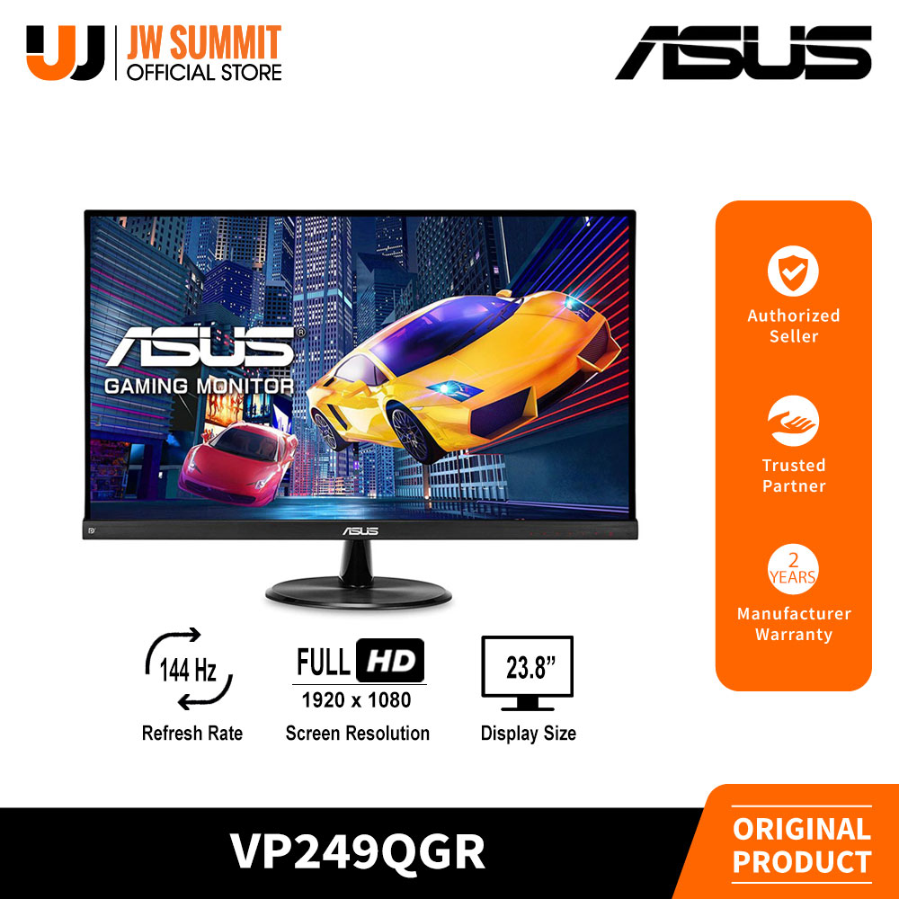 ASUS VP249QGR 23.8" Full HD, 1920x1080, Frameless, 1ms MPRT, 144Hz