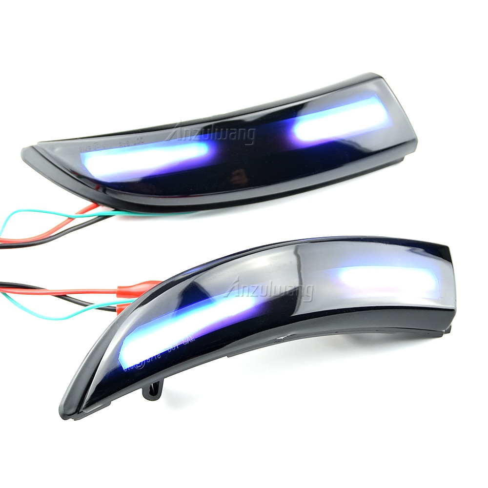 1 Pair Dynamic Turn Signal Light LED Side Rearview Mirror Sequential Indicator Lamp For Ford Fiesta MK7 2008-2017 B-MAX B232