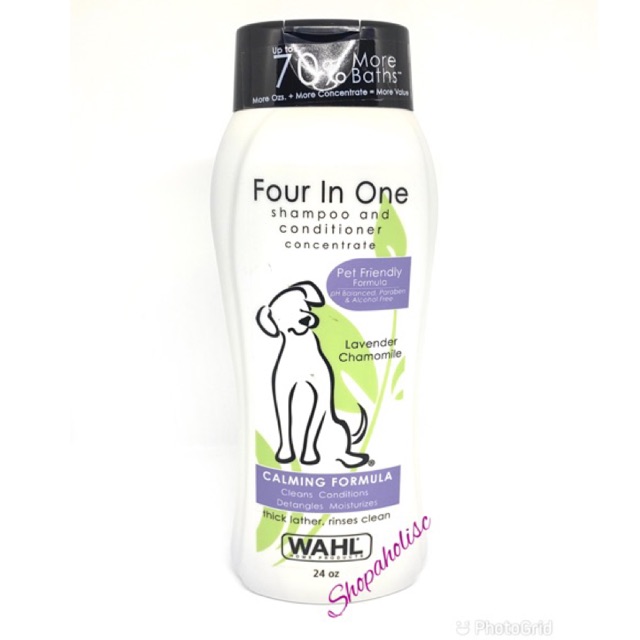 WAHL Four in One Dog Shampoo 24oz Lazada PH