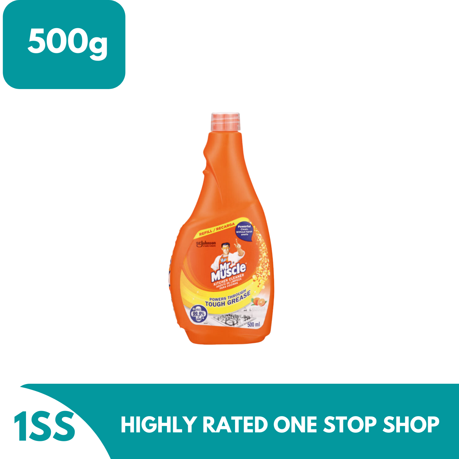 Mr Muscle Kitchen Disinfectant Cleaner Lemon 500ml (Refill) Lazada PH