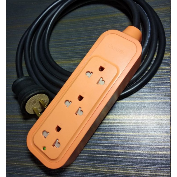 30 METERS EXTENSION CORD w/ 16/2 ROYAL CORD, HEAVY DUTY RUBBER PLUG