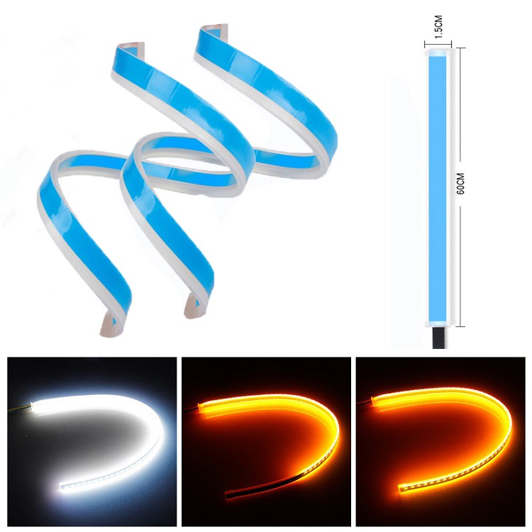 EMB LGS01 LED Daytime Car Turn Running Signal Light Guide Strip (30cm