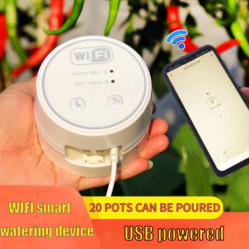 Smart Watering System Automatic Garden Flower Watering Controller Lazmin Electronic Wi-Fi Remote Control Irrigation Timer