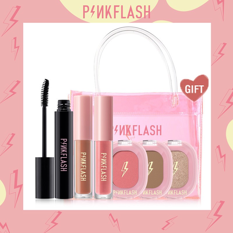 PINKFLASH Natural Full Makeup Set Make Up Kit Complete Set New Year And Eyes Makeup Set Gift Set