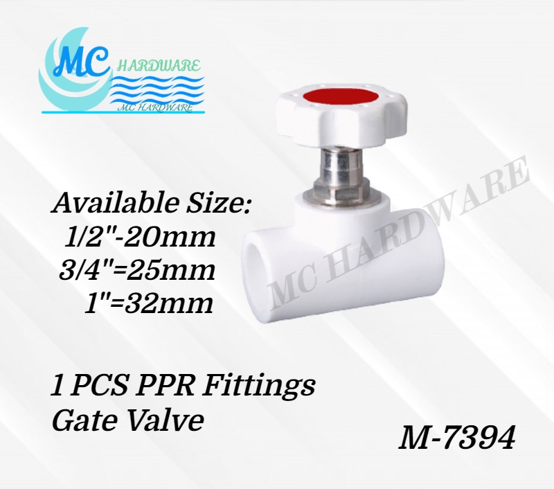 MC HARDWARE M-7394 1 Pcs PPR Fittings Gate Valve | Lazada PH