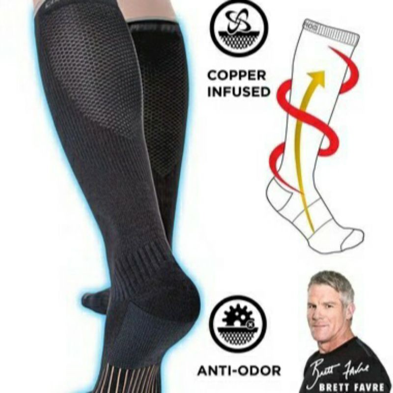 3 Pairs Set Copper Fit Energy Compression Socks Lazada PH