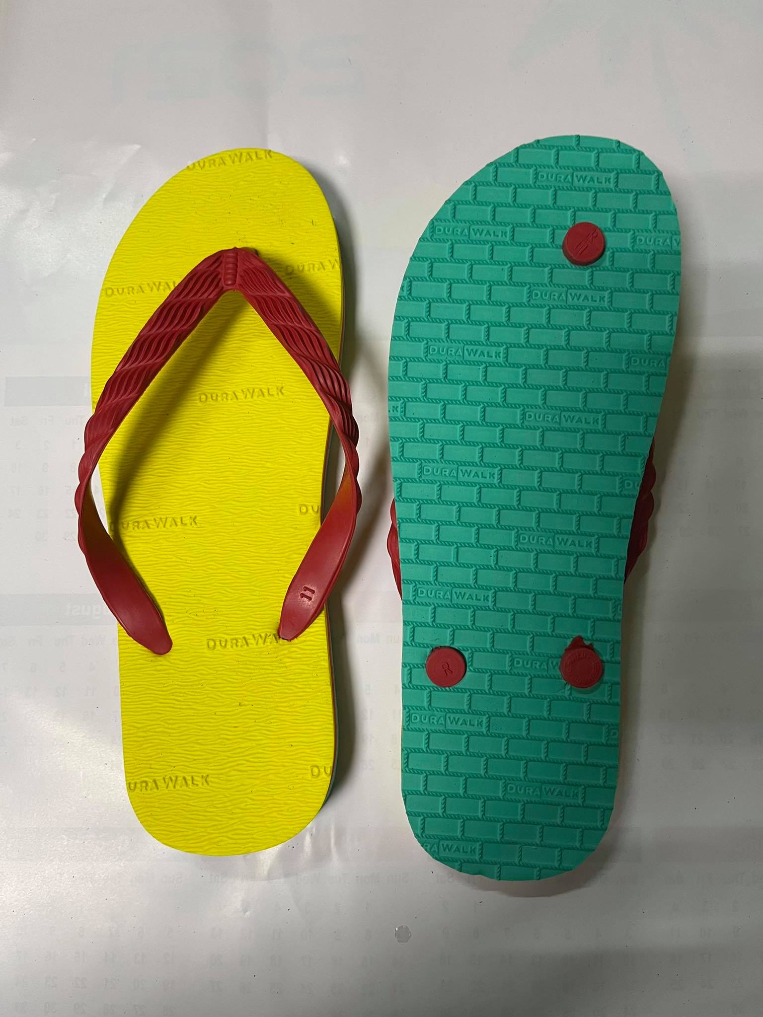 DURAWALK MULTI SLIPPERS FOR MEN Rubber Casual Slipper Stripe