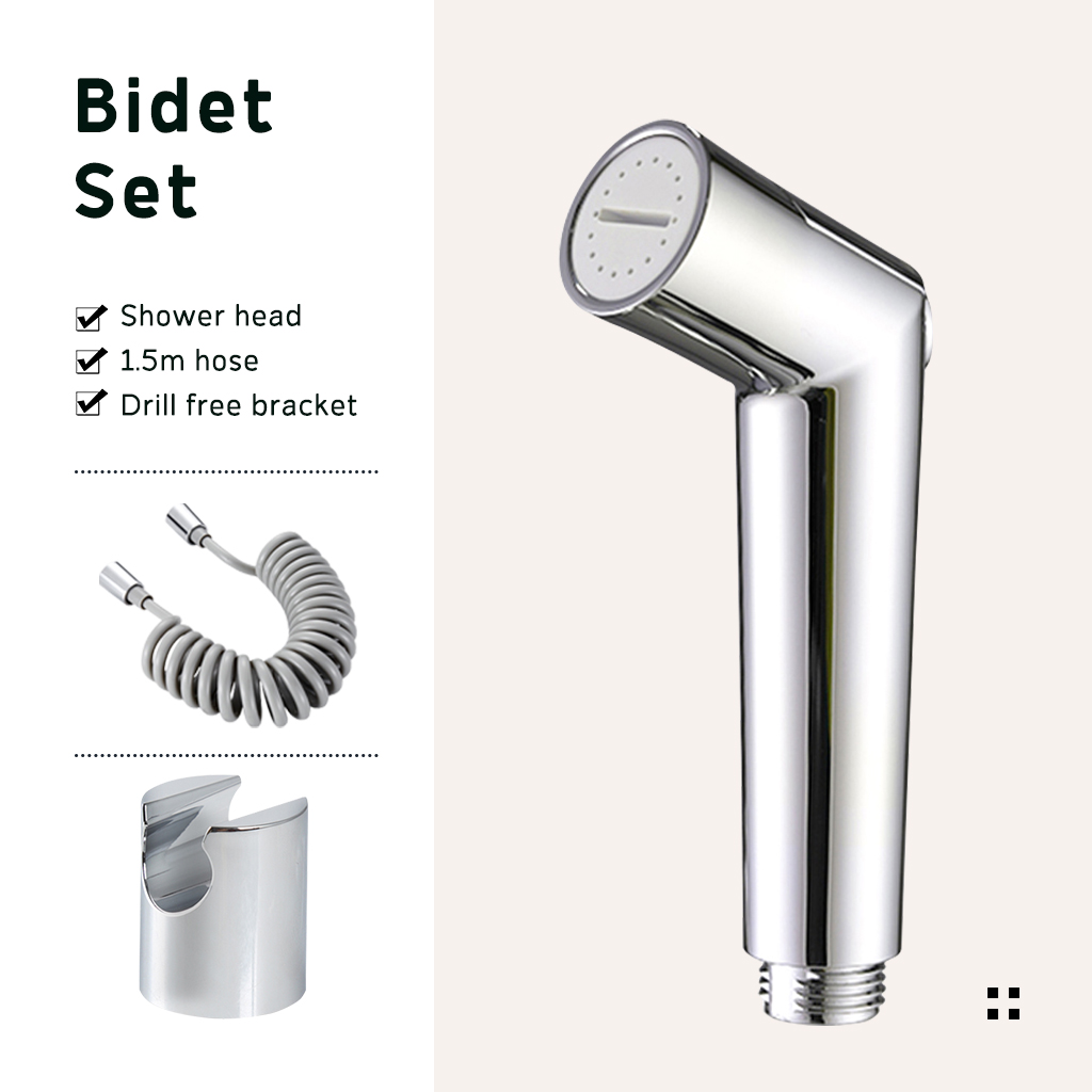 【New Valve】Black Bidet spray complete set heavy duty bidet head bidette