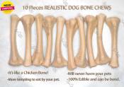 JTC Chicken Bone Dog Chews - Safe and Delicious