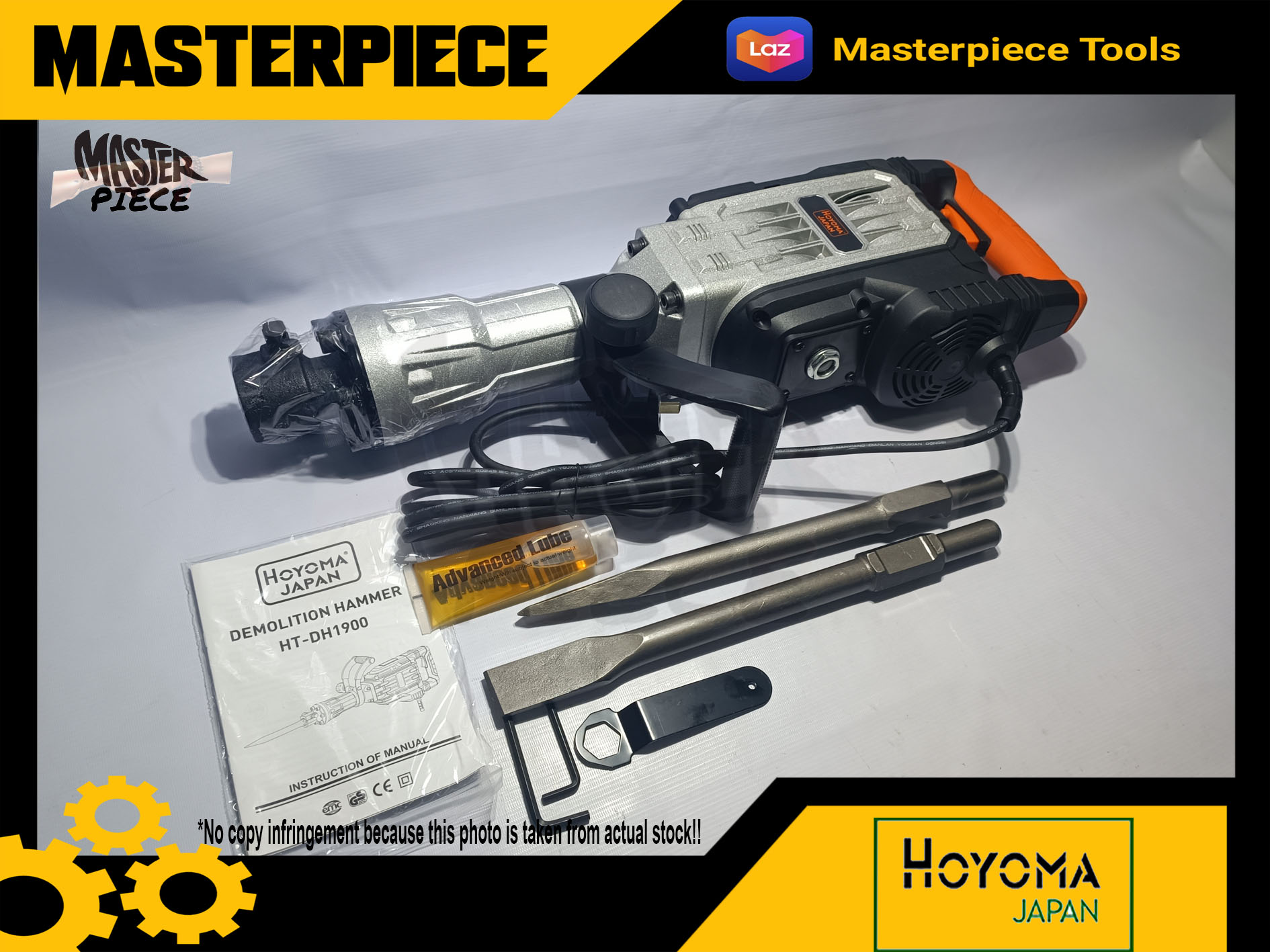 Hoyoma Demolition Hammer / Jack Hammer 1900W HT-DH1900 | Lazada PH
