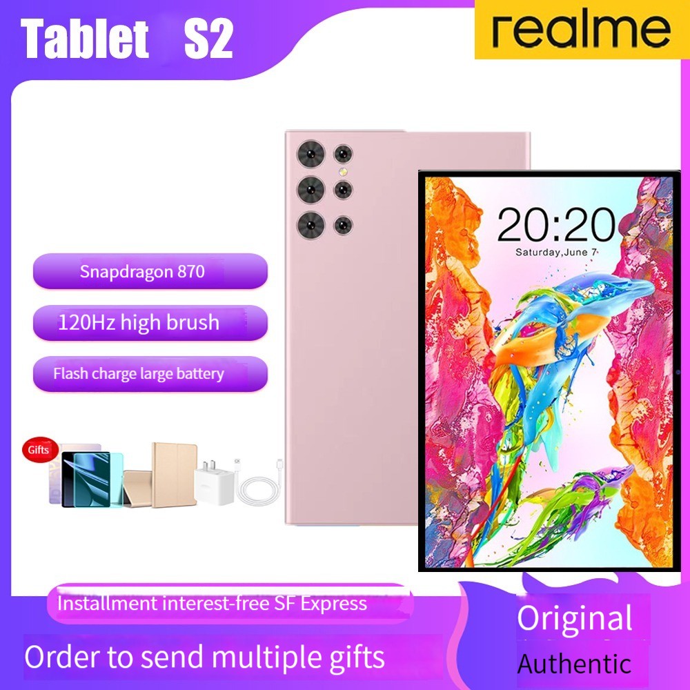 Realme Original Tablet 12GB+512GB Wifi/5G Tablet PC Dual SIM