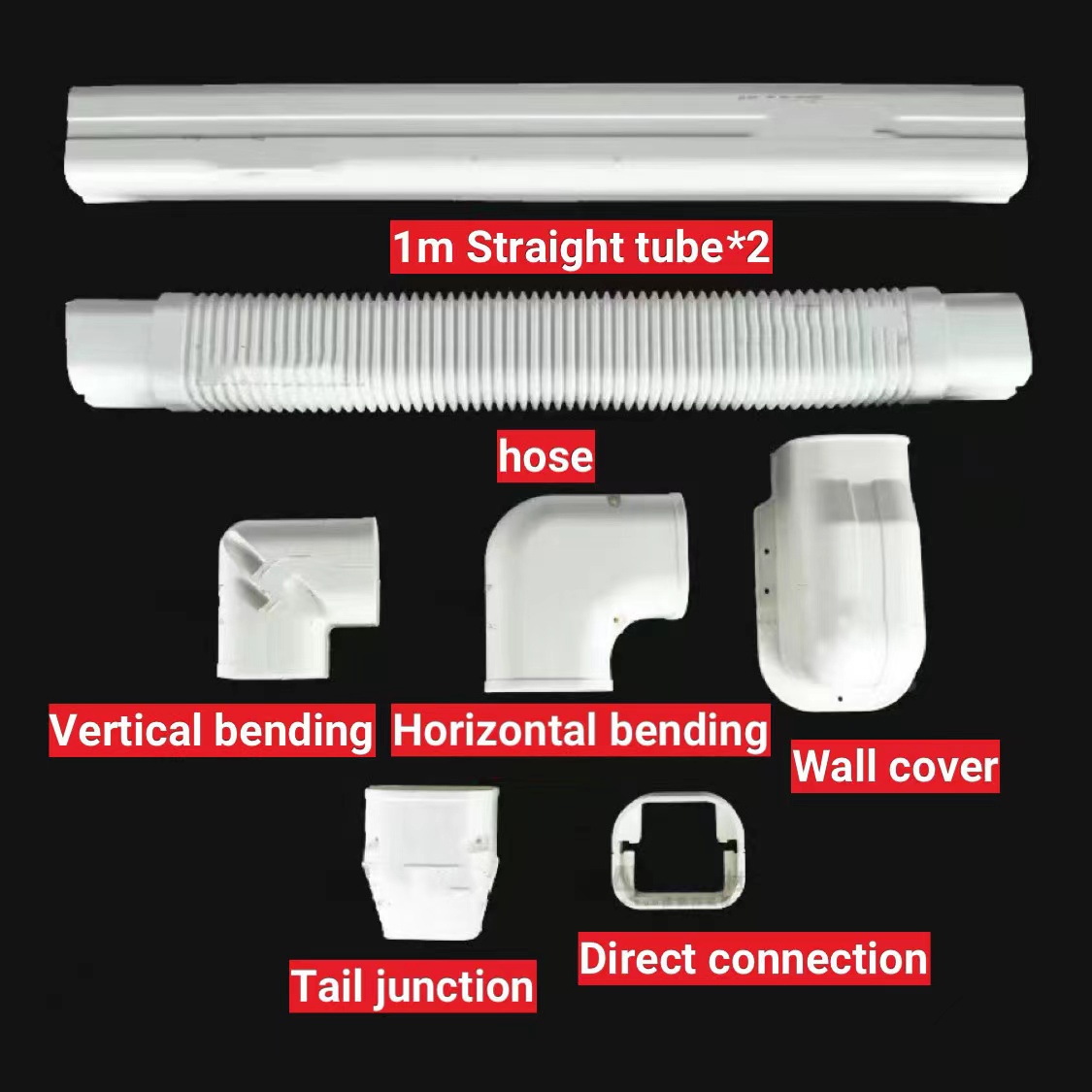 OFOPL 3x2.5 inches - PVC Molding/Cladding Set PVC Copper Pipe Cladding ...