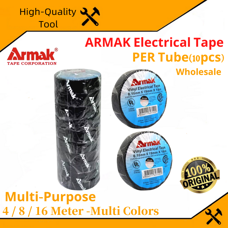 Armak Vinyl Black Electrical Tape Rubber Pvc Retardant Tapes Original 4