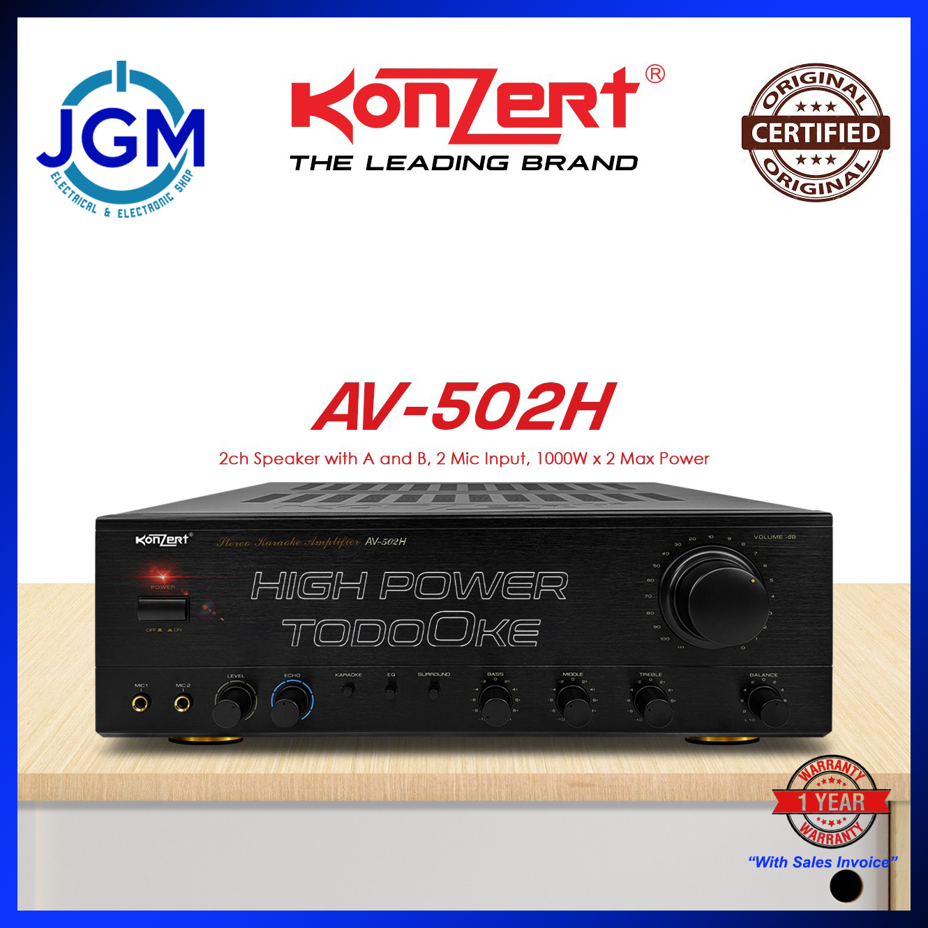 konzert av 302 compatible speaker