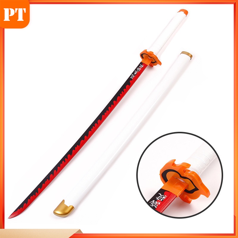 104cm Demon Slayer Sword CosPlay Sword Tanjirou Rengoku Kyoujurou ...