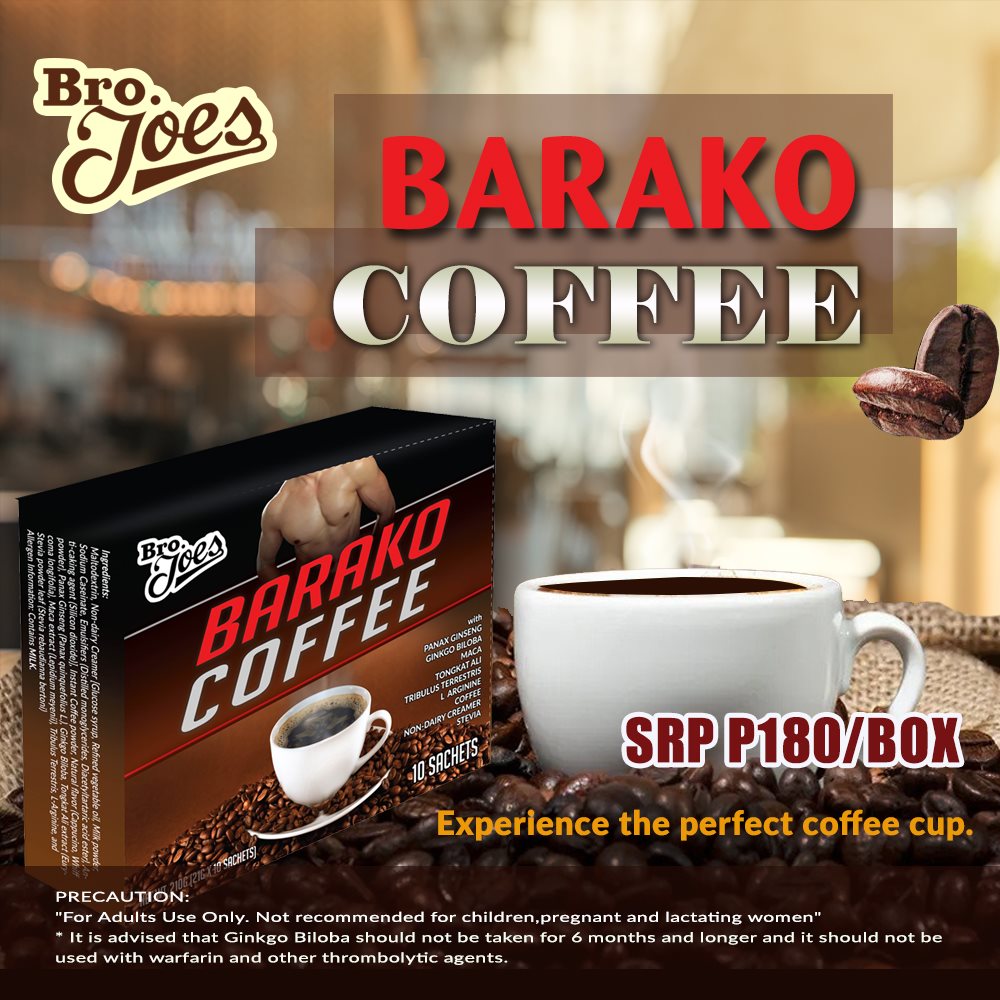 Bro Joe's Barako Coffee 100 Organic Herbal FDA Approved Healhty Diet All Naturals
