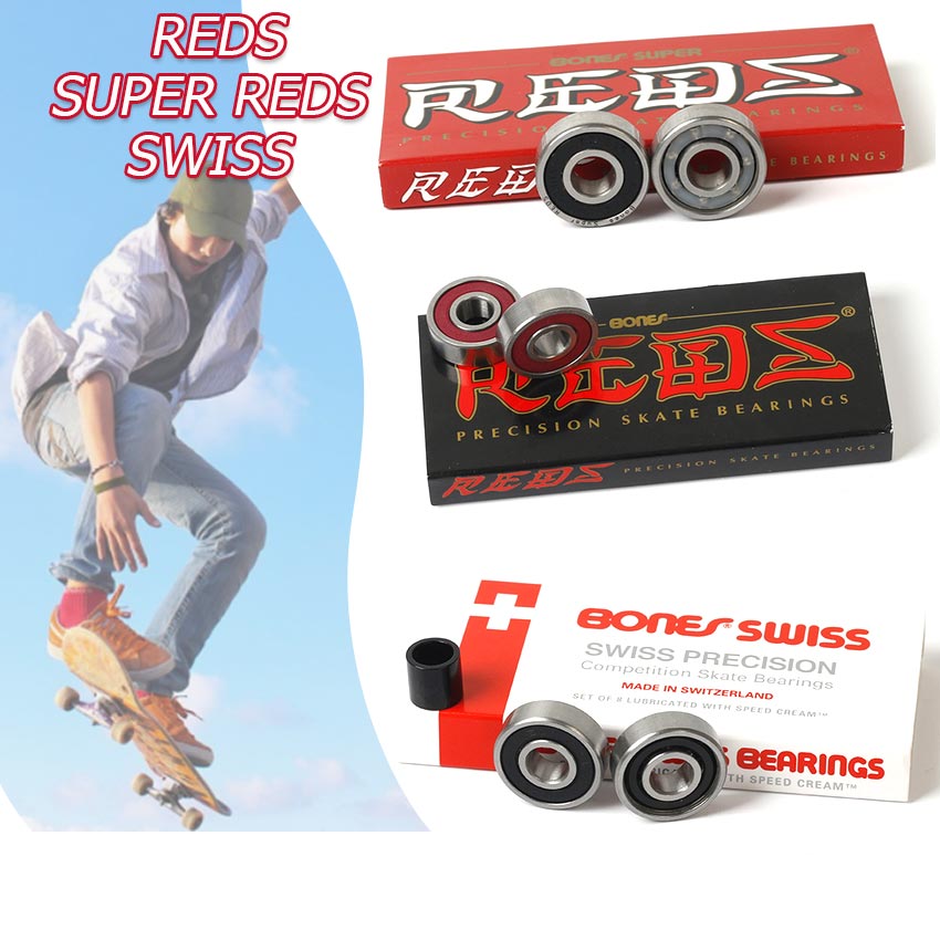 Professional Bones Skateboard Bearing Roller Skate Longboard Bearings High Speed AntiRust