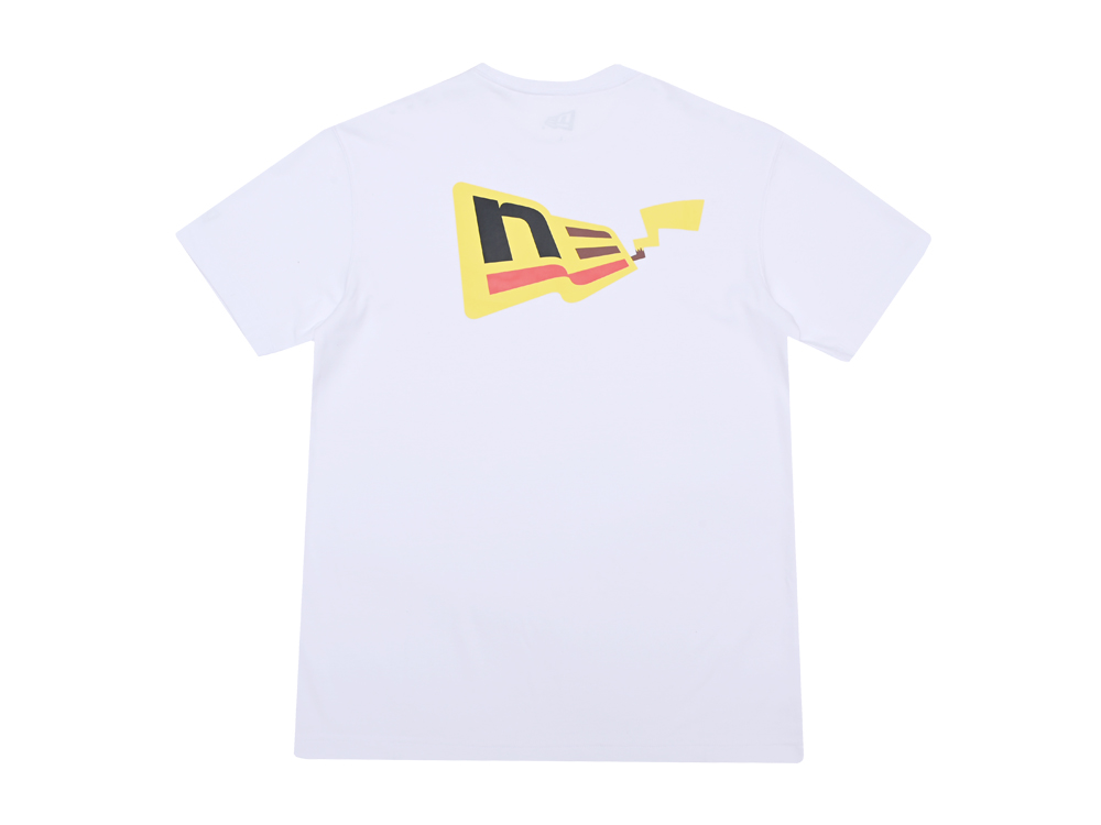 New Era Flag Pikachu Pokemon Short Sleeve White Shirt | Lazada PH