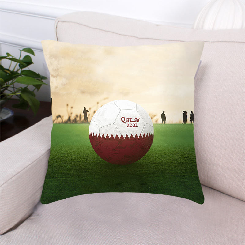 Shxx 2022 Qatar World Cup Pillow Fans Sofa Cushions Gifts Denmark B927
