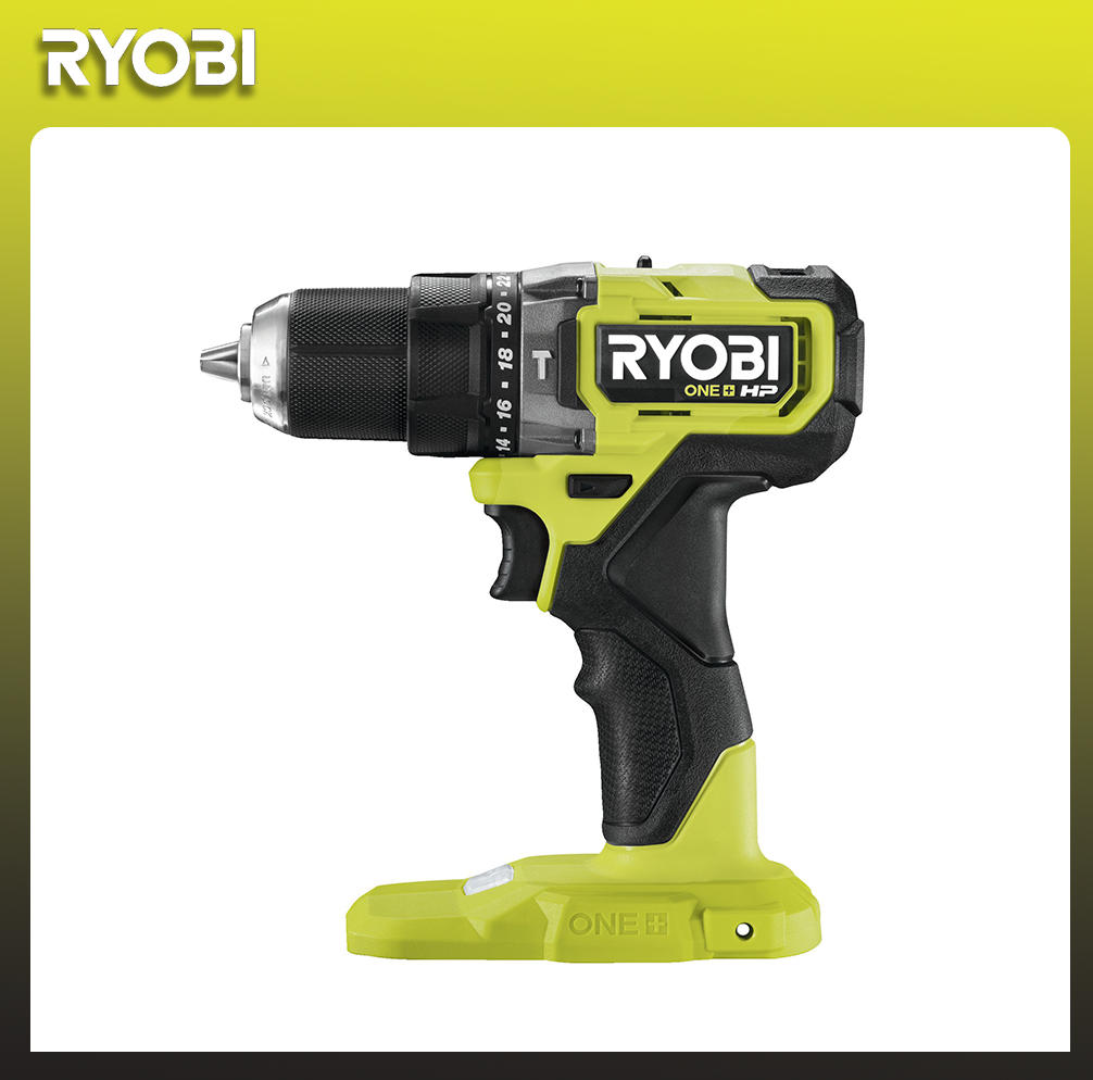 Ryobi One+ HP Cordless Brushless Compact Combination Hammer Drill (Bare ...