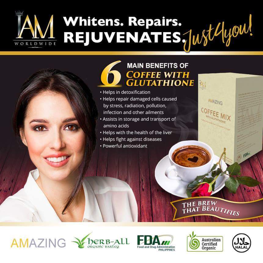 amazing coffee mix with glutathione IAM Amazing Coffee Mix with Glutathione