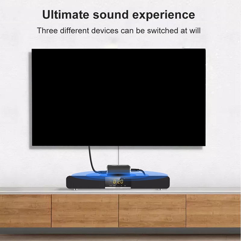 FSU Spdif & Audio Switch 3 in 1 Out Optical Splitter Toslink Digital Optical Audio Switch 3X1 Adapter for Hdtv Dvd Ps4 Xbox