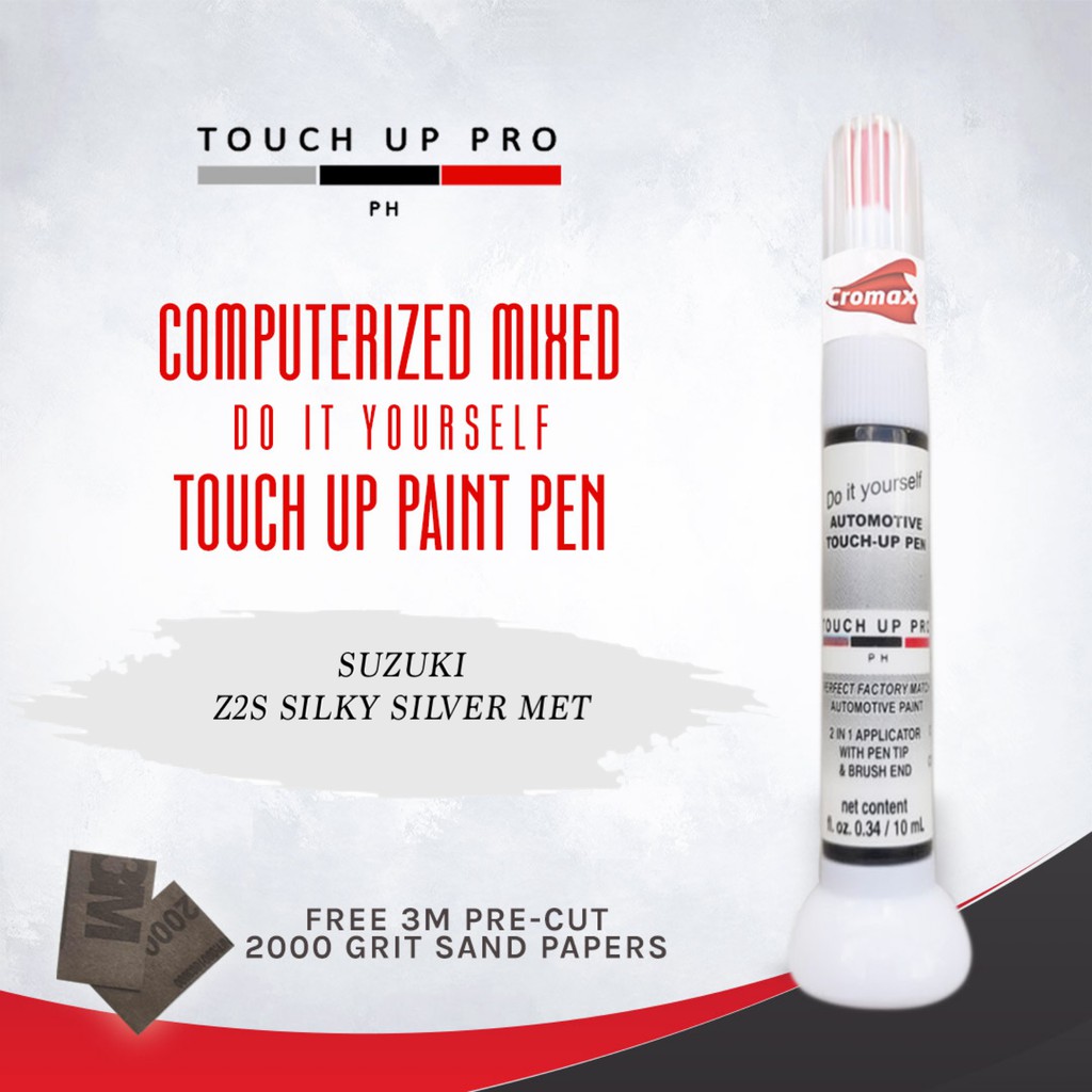 TOUCH UP PRO PH SUZUKI Z2S SILKY SILVER MET Touch Up Paint Pen Scratch