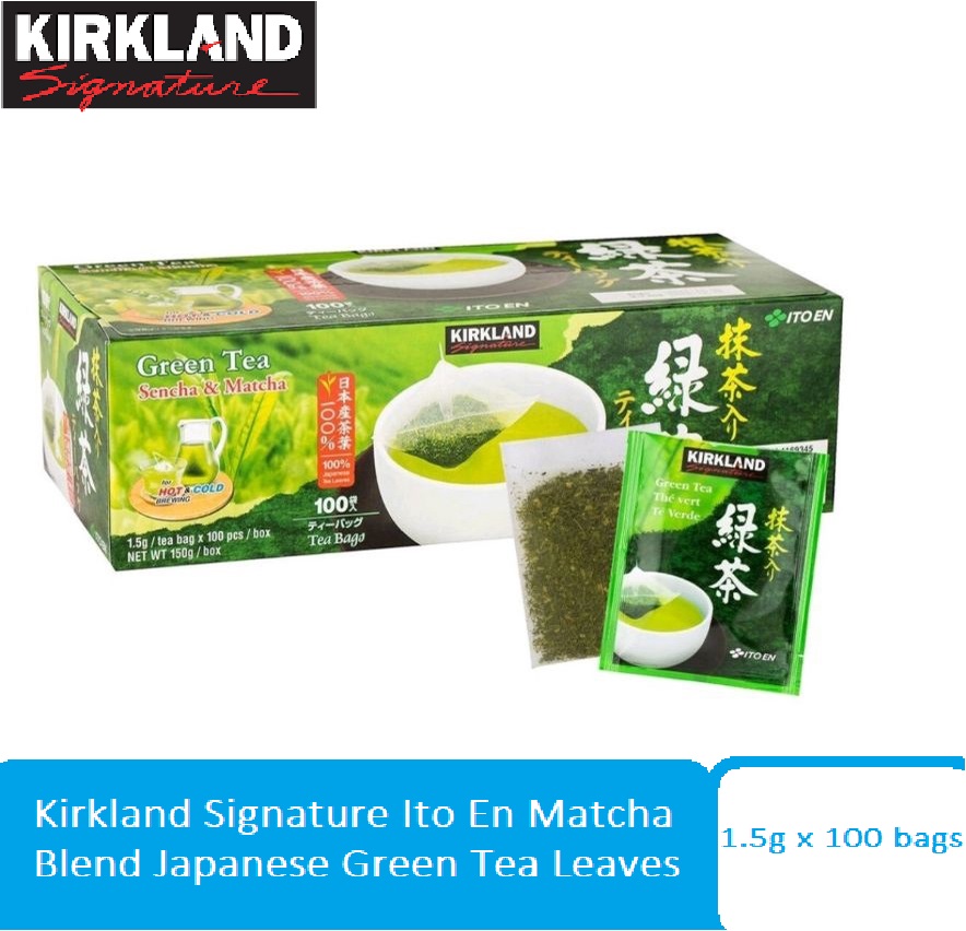 Kirkland Signature Ito En Matcha Blend (Green Tea), 100 Japanese Green