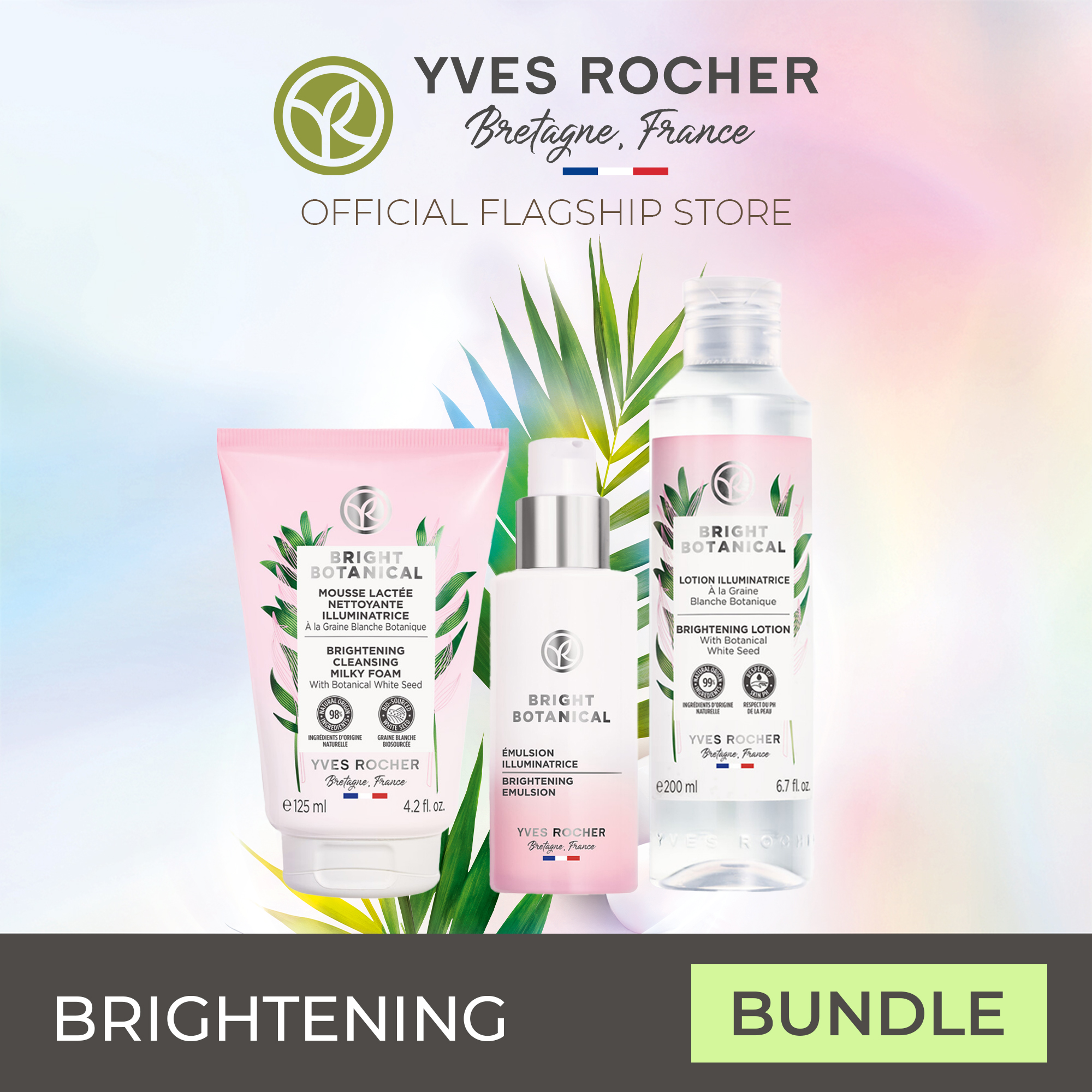 Instant Brightening Cleanser Lotion And Emulsion Spf30 Bundle