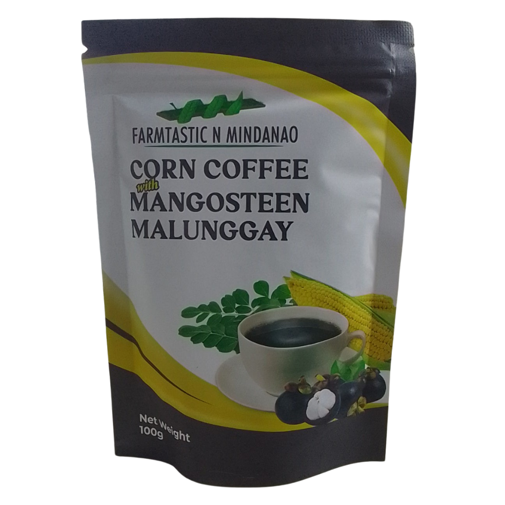 FARMTASTIC N MINDANAO Corn Coffee with Mangosteen & Malunggay 100 Grams