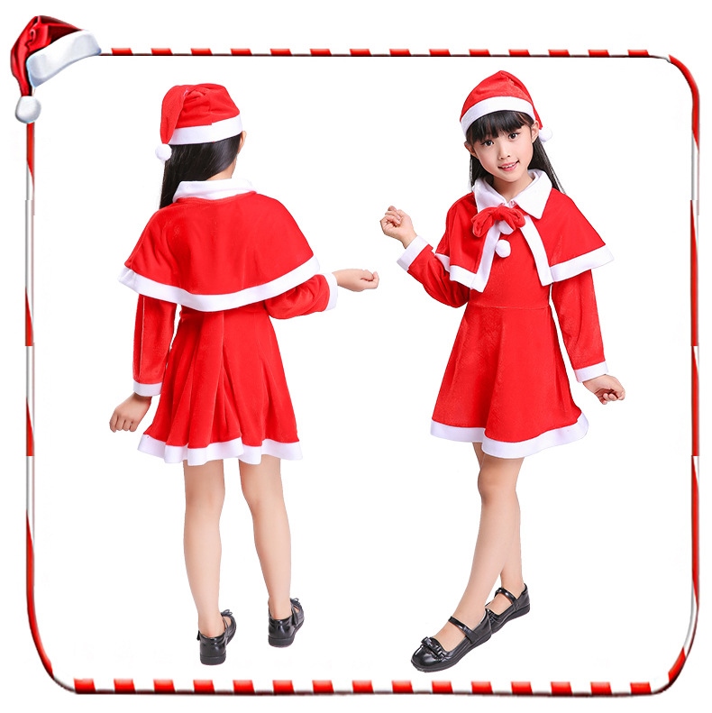 New boys and girls costumes Santa suit | Lazada PH