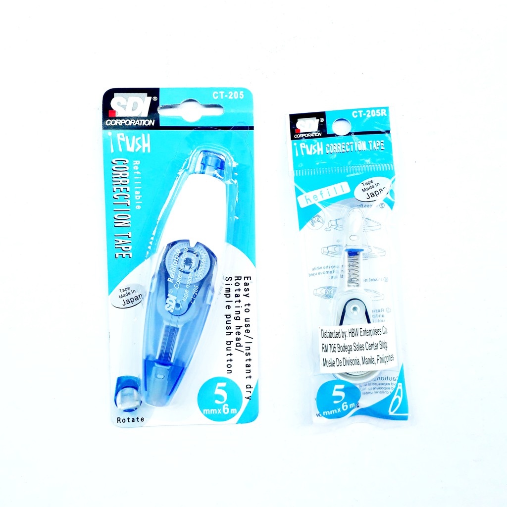 SDI CORRECTION TAPE CT205 REFILL CT205R Lazada PH