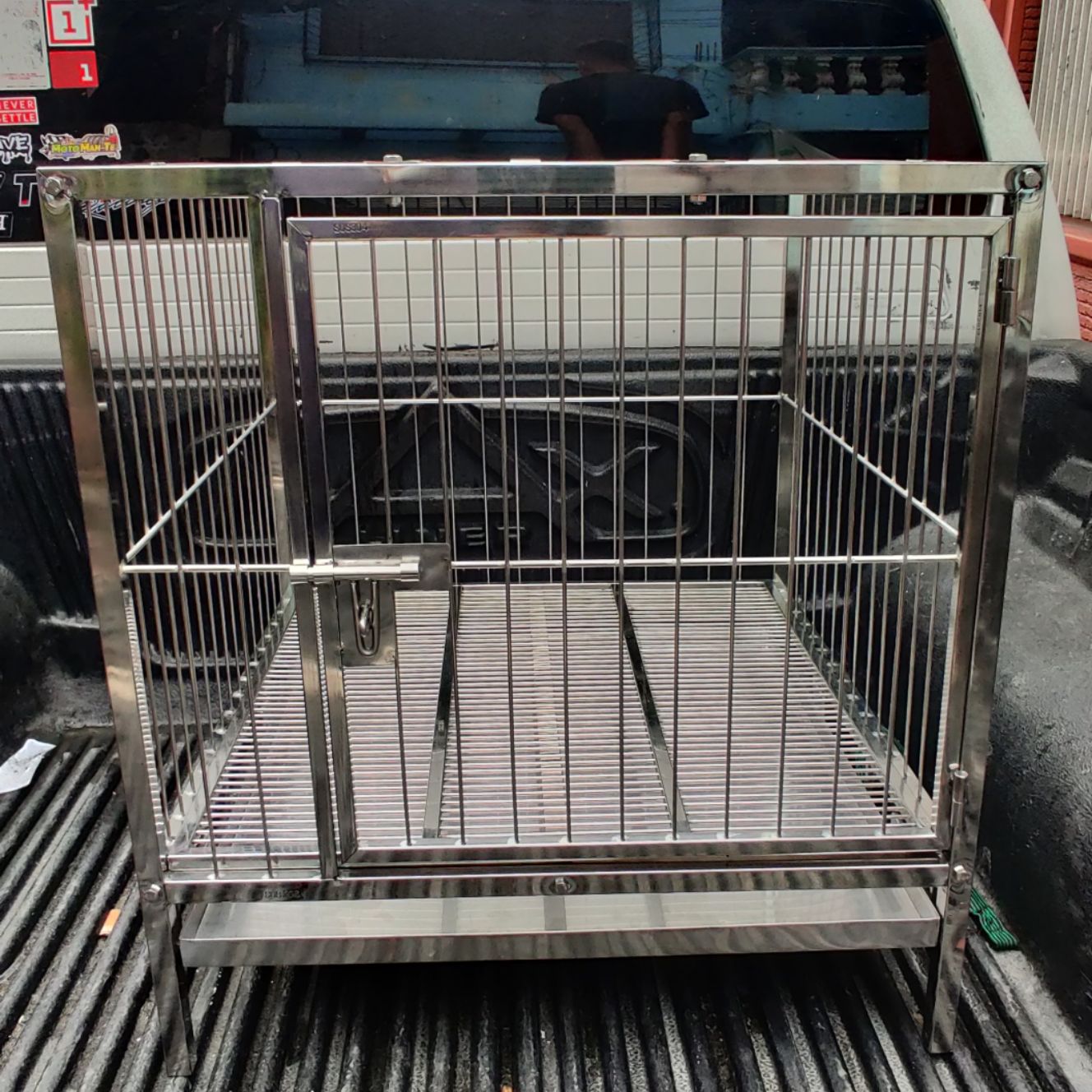 Stainless dog cage sale