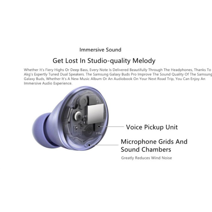 【Original 100】Samsung Galaxy Buds 2 Pro / Buds2 Pro TWS Wireless Bluetooth Earbuds Bluetooth 5.2 Headphones with Mic Active Noise Cancelling Headphones Waterproof Wireless Earbuds In-Ear Subwoofer Stereo Headphones