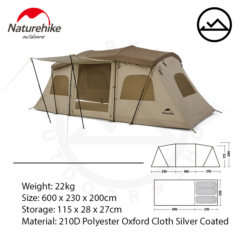 Naturehike Cloud Vessel QuickOpen Tunnel Tent Lazada PH