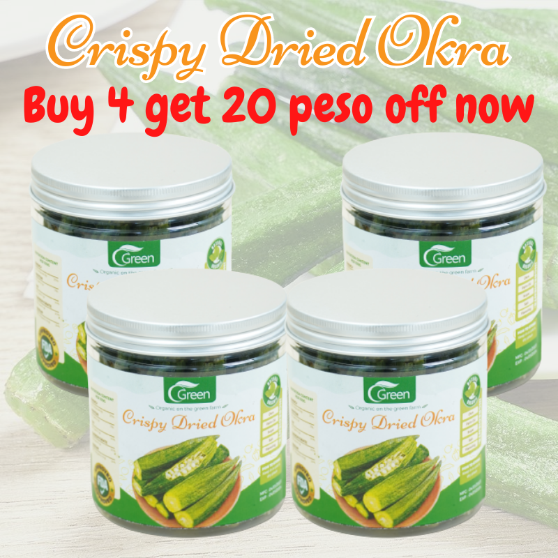 GREEN Dried Okra Organic Dried Okra Crisps Dried Vegetable Snack