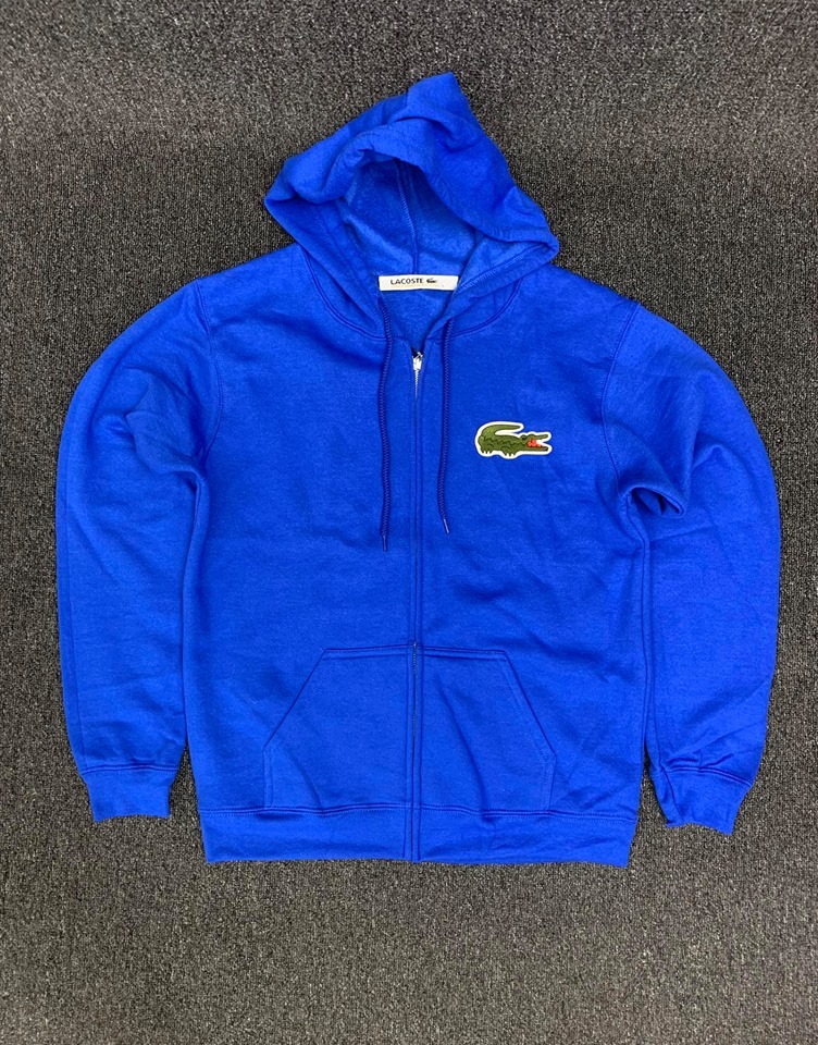 royal blue lacoste hoodie