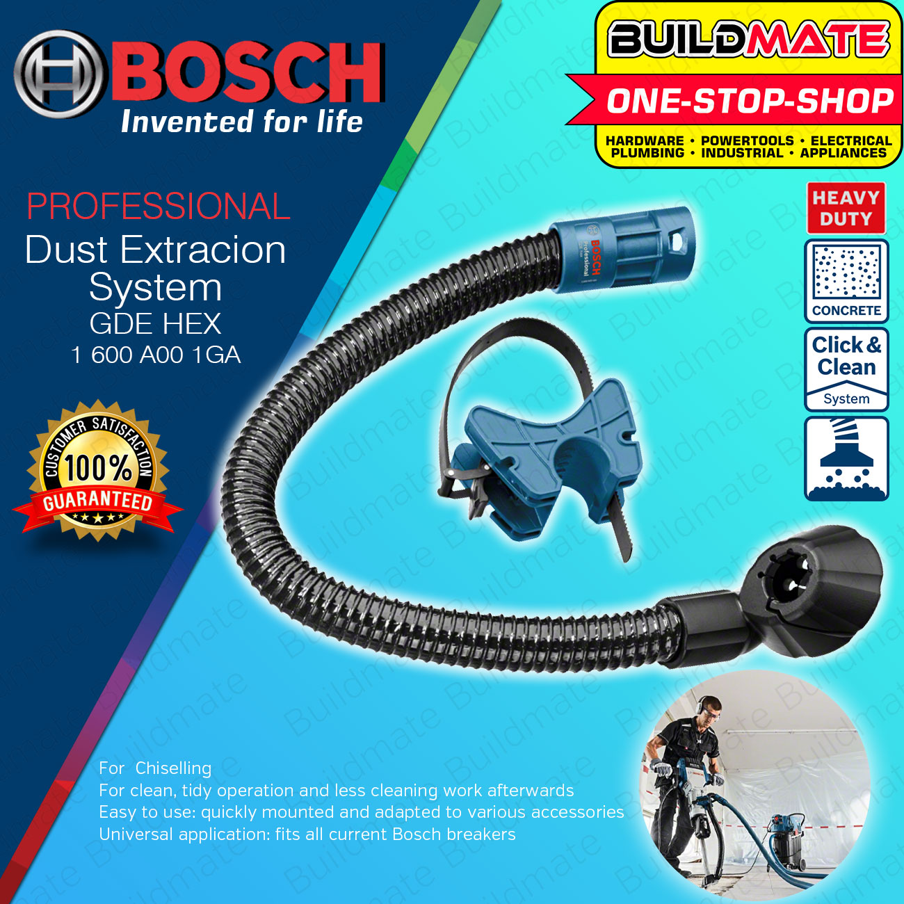 BOSCH Cordless Compressed Air Pump 3.6V 3.0Ah 150PSI Tire Air Pump wit —  Buildmate