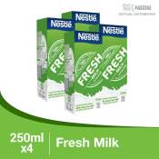 NESTLE Fresh Milk 250ml - Pack of 4