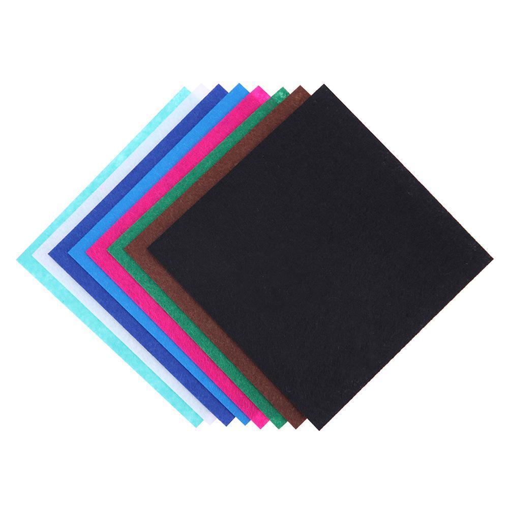 40pcs Non-Woven Polyester Cloth DIY Crafts Felt Fabric Sewing Accessories