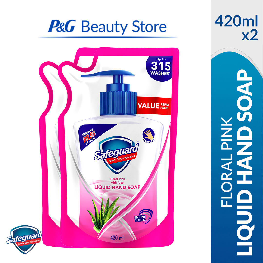 Safeguard Liquid Hand Soap Refill (Pure White, Lemon Fresh, Floral Pink