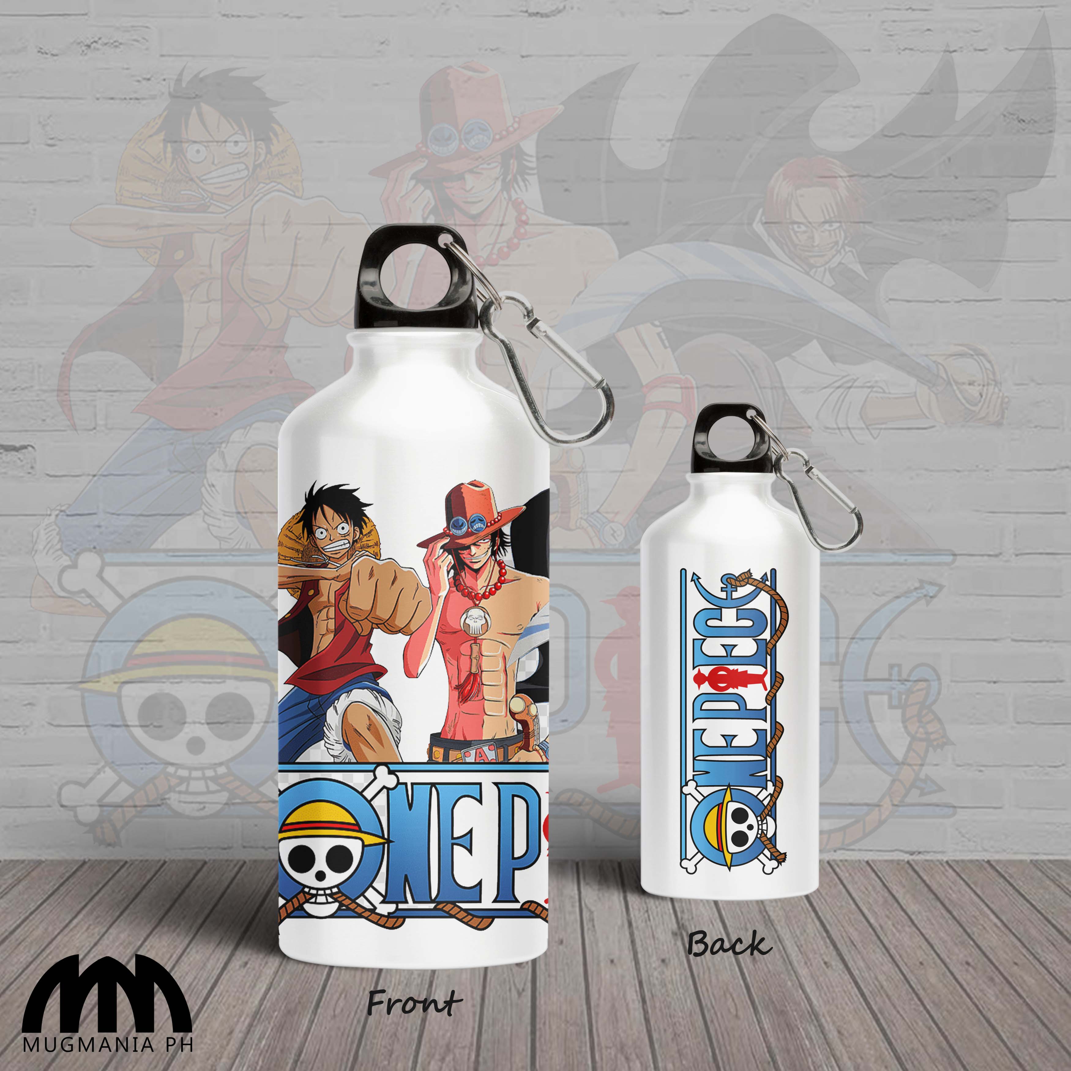 Anime Sports Jug Tumbler - Mugmania - One Piece - Luffy, Ace, Shanks ...