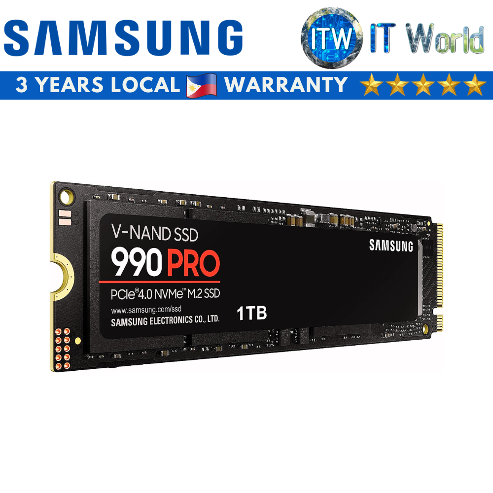 Samsung-disque Ssd 100% Pro, Pcie 990, Nvme M.2, 1 To, M.2 4.0