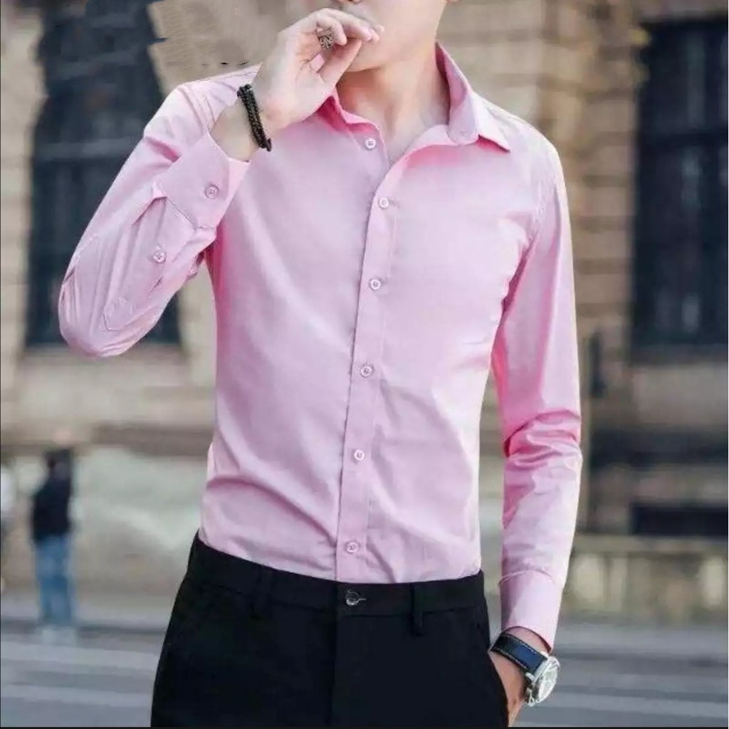 Shop Polo Long Sleeve Men Pink online 