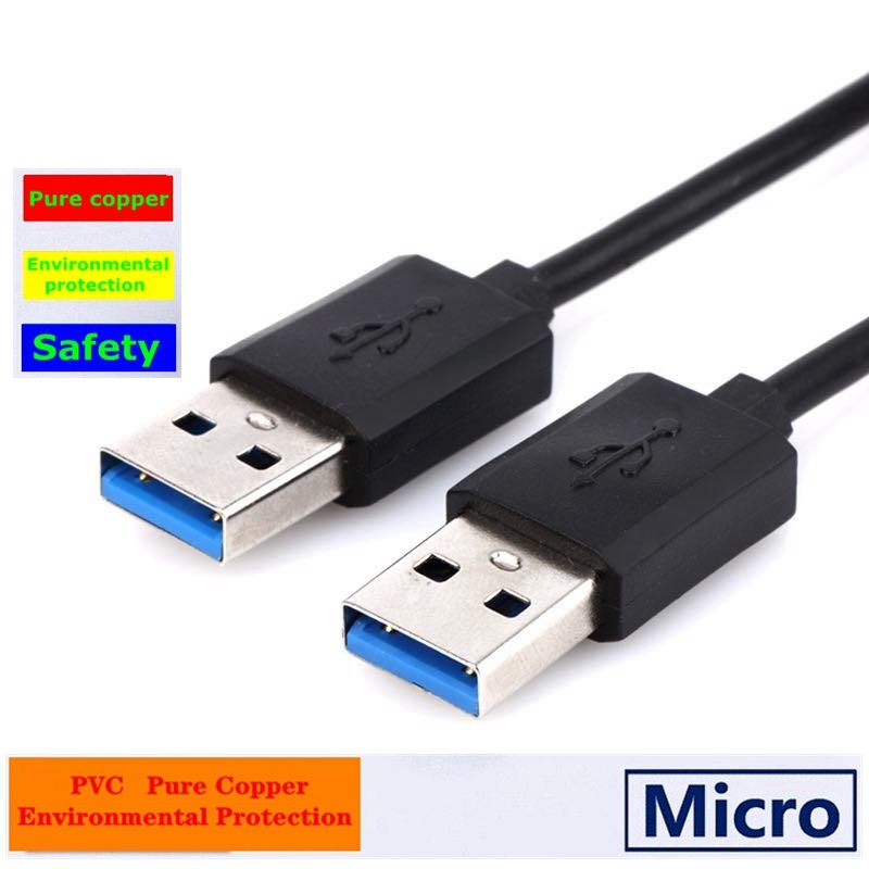 1.5M USB 2.0 Type A Male to USB Male Cord Adapter Data Extension Cable ...